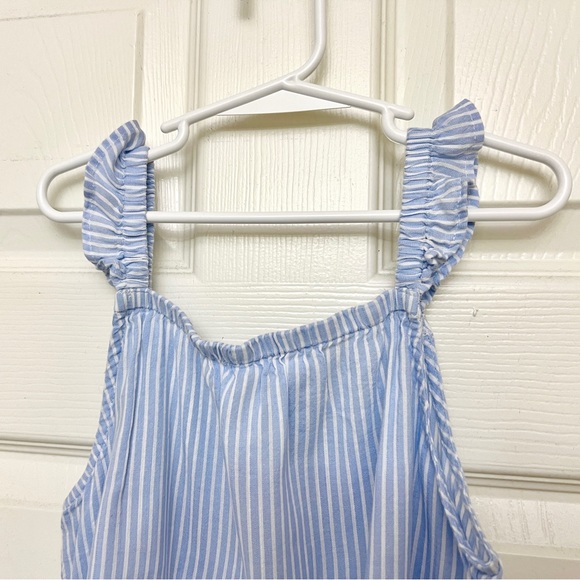 Girls Old Navy Striped Babydoll Top Size 8 Medium - Picture 2 of 3